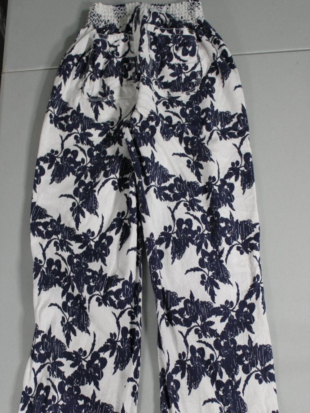 Bob Timberlake Womens Elastic Waist Floral Beach Lounge Pants with Pockets - Picture 5 of 15